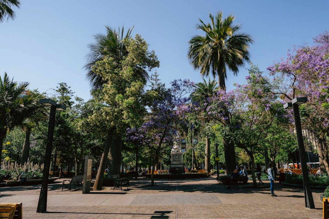 Historic Plaza de Armas square in downtown Santiago